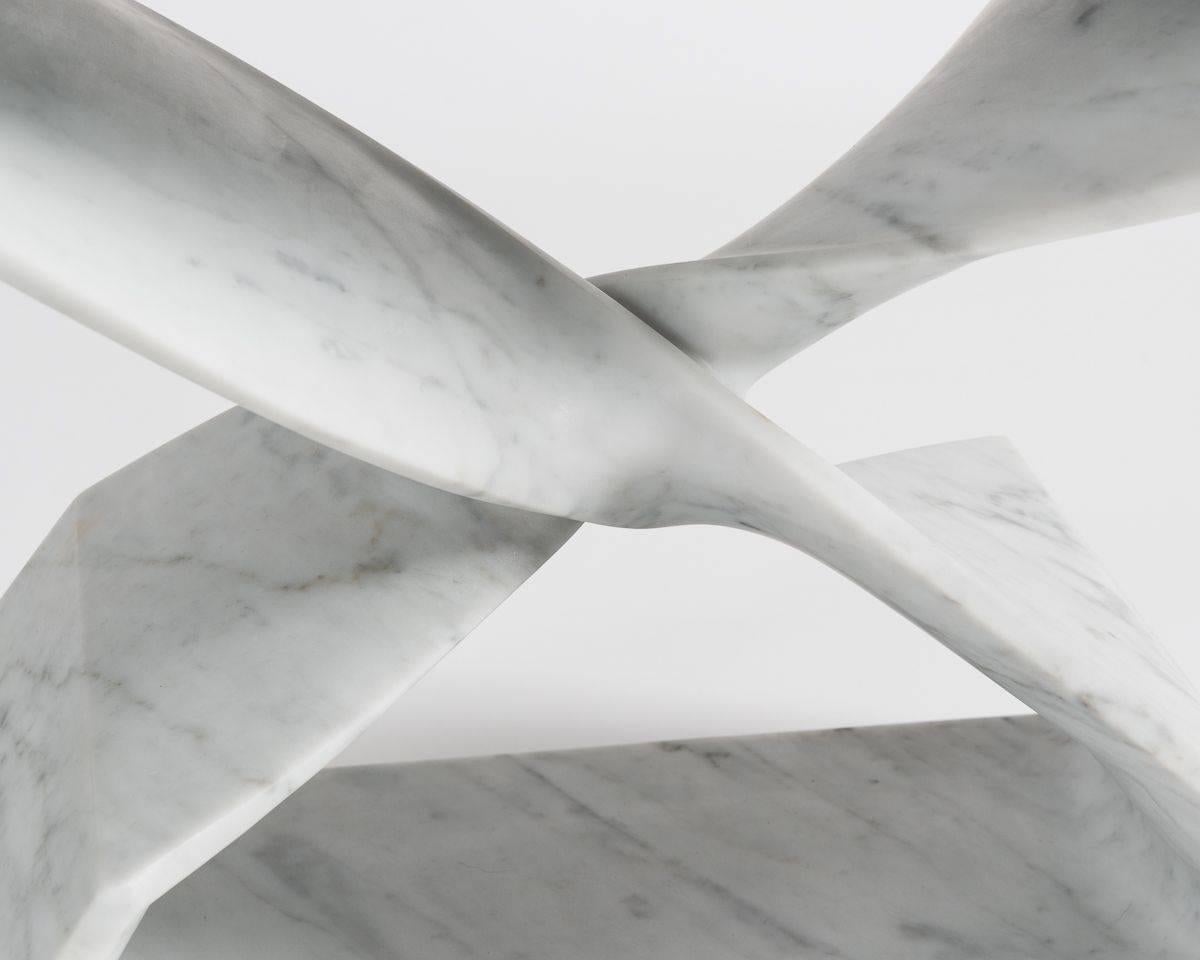 Américain Tabouret contemporain en marbre Carol Egan, États-Unis, 2017 en vente
