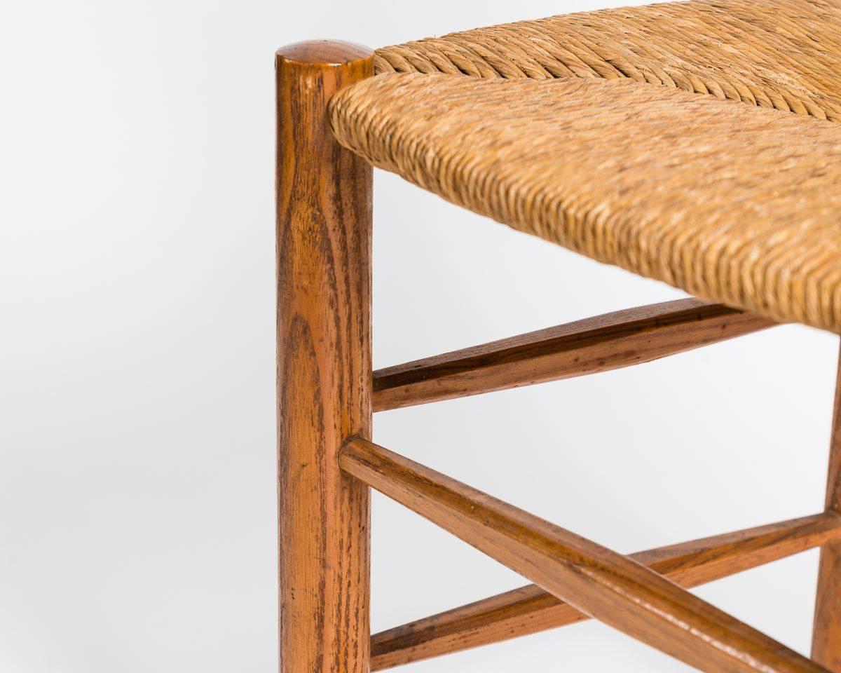 French Charlotte Perriand, Pair of Chairs, France, C. 1950