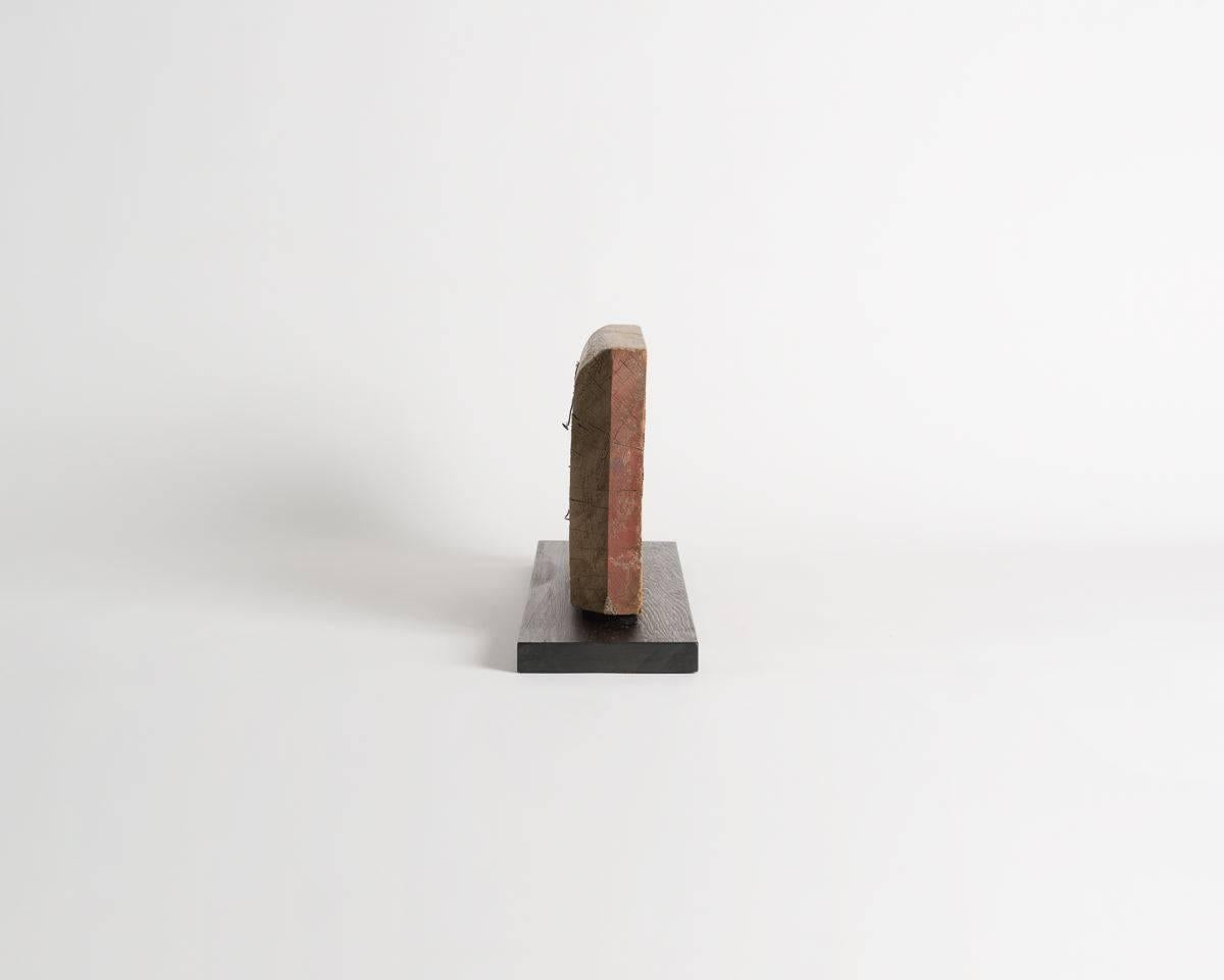 Yongjin Han, a Piece of Wood, Hand-Carved Sculpture, United States, 1974 In Good Condition In New York, NY