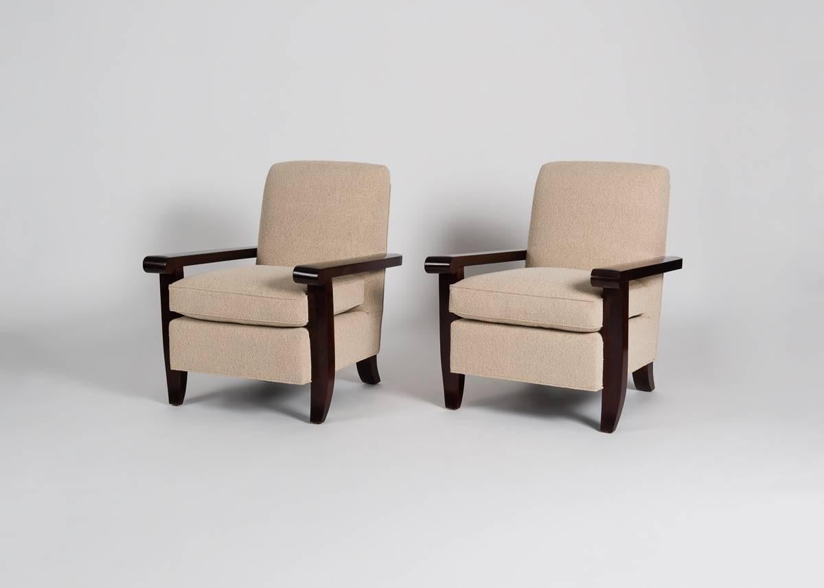 Jacques Adnet, Pair of Armchairs, France, 1955 1