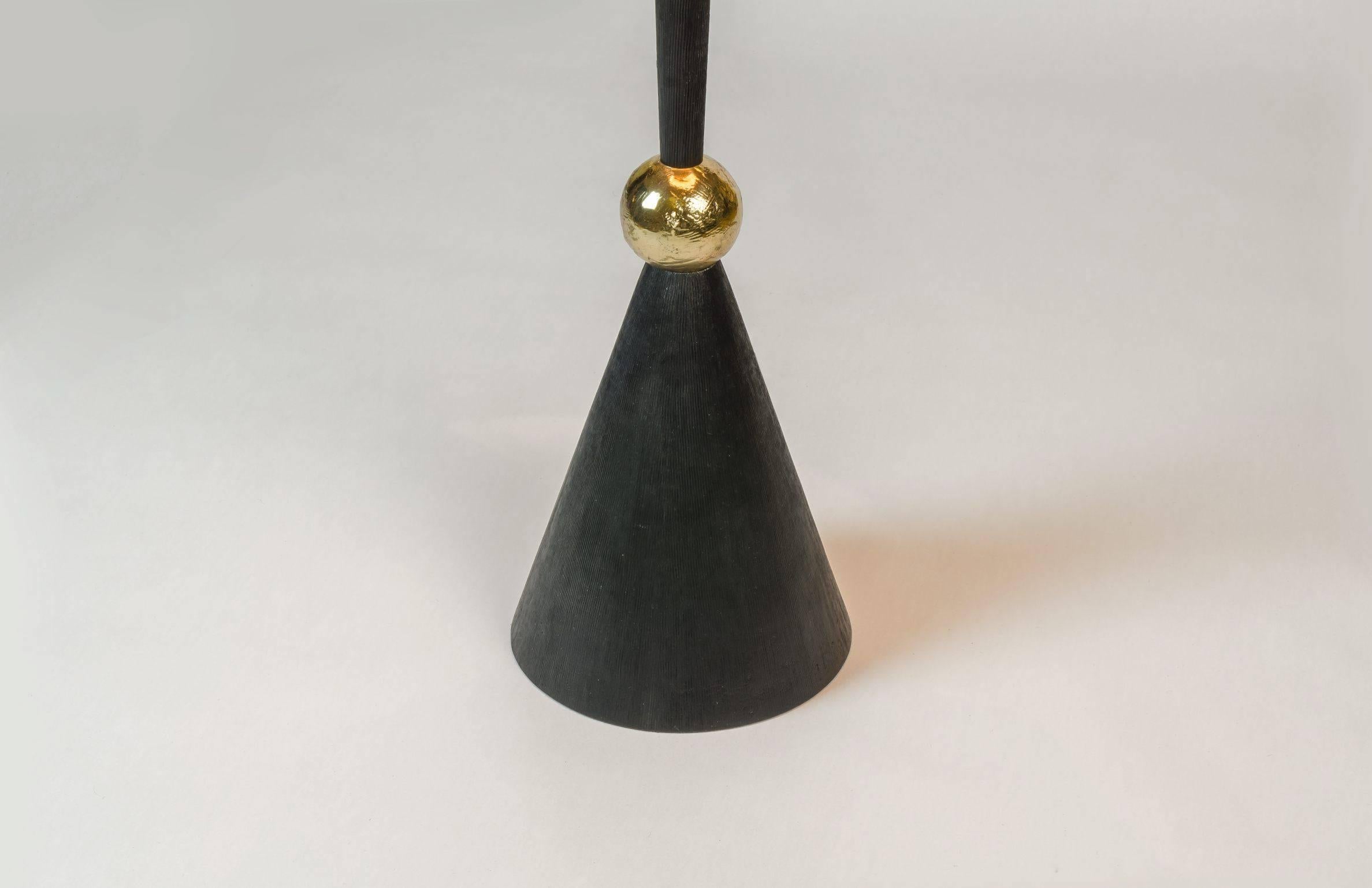 Italian Achille Salvagni, Lancea, Bronze Table Lamp, Italy, 2017