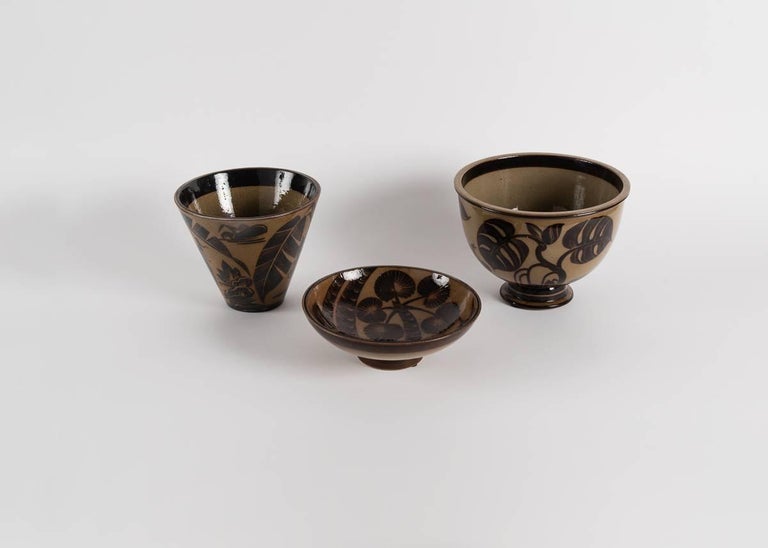 Nils Thorsson for Royal Copenhagen, Bowl, Denmark, circa 1930s For 