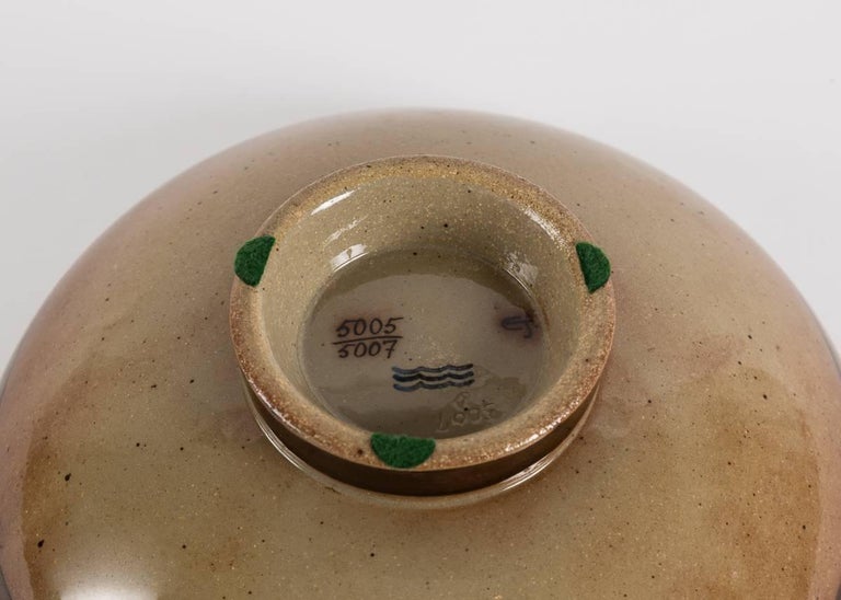 Nils Thorsson for Royal Copenhagen, Footed Bowl, Denmark, circa 