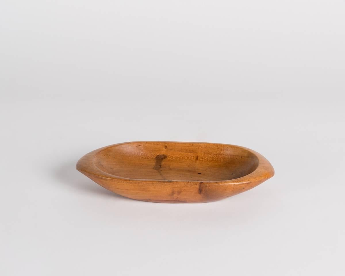 Wood Alexandre Noll, a Set of Four Sculptural Bowls, France, C. 1920