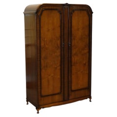ART DECO 1920'S LARGE TWO DOOR WARDROBE OR AMOiRE