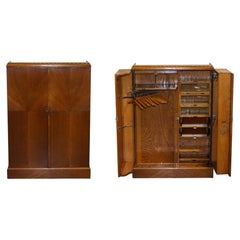 ANTIQUE 1930s ART DECO COMPACTOM REGENT STREET LONDON GENTLEMAN'S 'YN' WARDROBE
