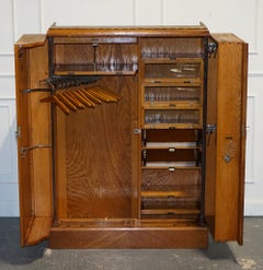 ANTIQUE 1930s ART DECO COMPACTOM REGENT STREET LONDON GENTLEMAN'S 'YN' WARDROBE