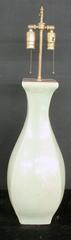 1960's crackle ceramic table lamp