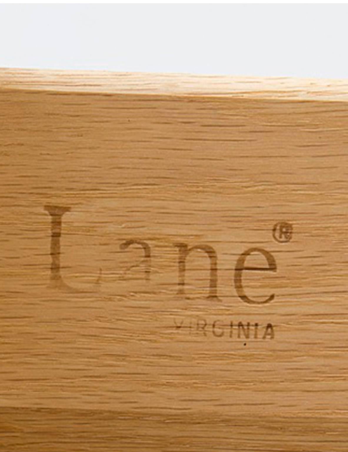 American Oak Brutalist Five-Drawer Dresser Designed by Lane Furniture For Sale