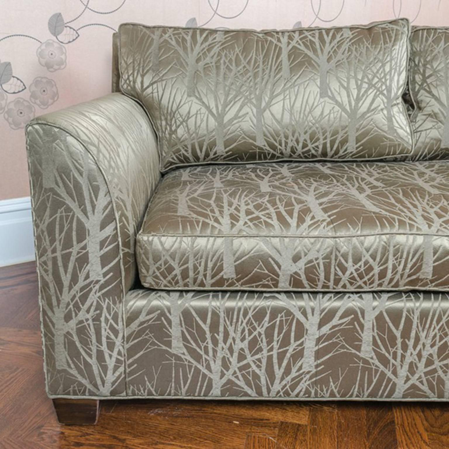 Long and Luxurious Sofa to be Re-Upholstered 'Cost Included' In Good Condition In Bronx, NY