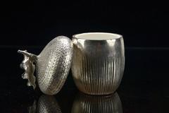 Vintage Silver Acorn Ice Bucket