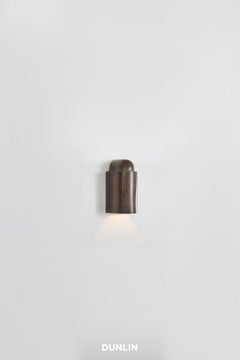 Decade Mini Step Light, Weathered Brass by Dunlin