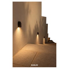 Decade Mini Step Light by Dunlin in Weathered Brass, Organic Modern
