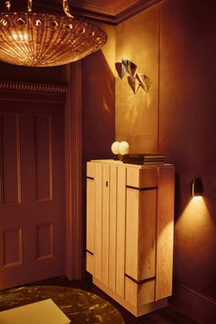Wandleuchte „Bijou“ von Dunlin, handgefertigt aus poliertem Messing, australisches Design