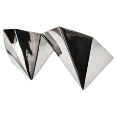Bijou Wall Light, Nickel Plated Brass by, DUNLIN