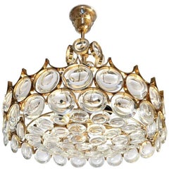 Gilt Brass and Glass Fixture by Palwa 