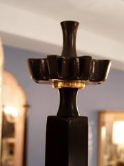 Tommi Parzinger Originals Ebonized Mahogany Queen-Size Bed