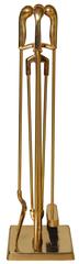 Caliber Bronze Fireplace Tool Set by Nancy Ruben for Craig Van Den Brulle
