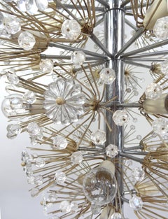 Large Austrian Sputnik Chandelier by Emil Stejnar