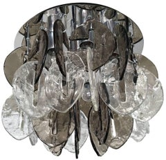 J.T. Kalmar Textured Glass Ceiling Fixture J.T. Kalmar Textured Glass Ceiling Fixture