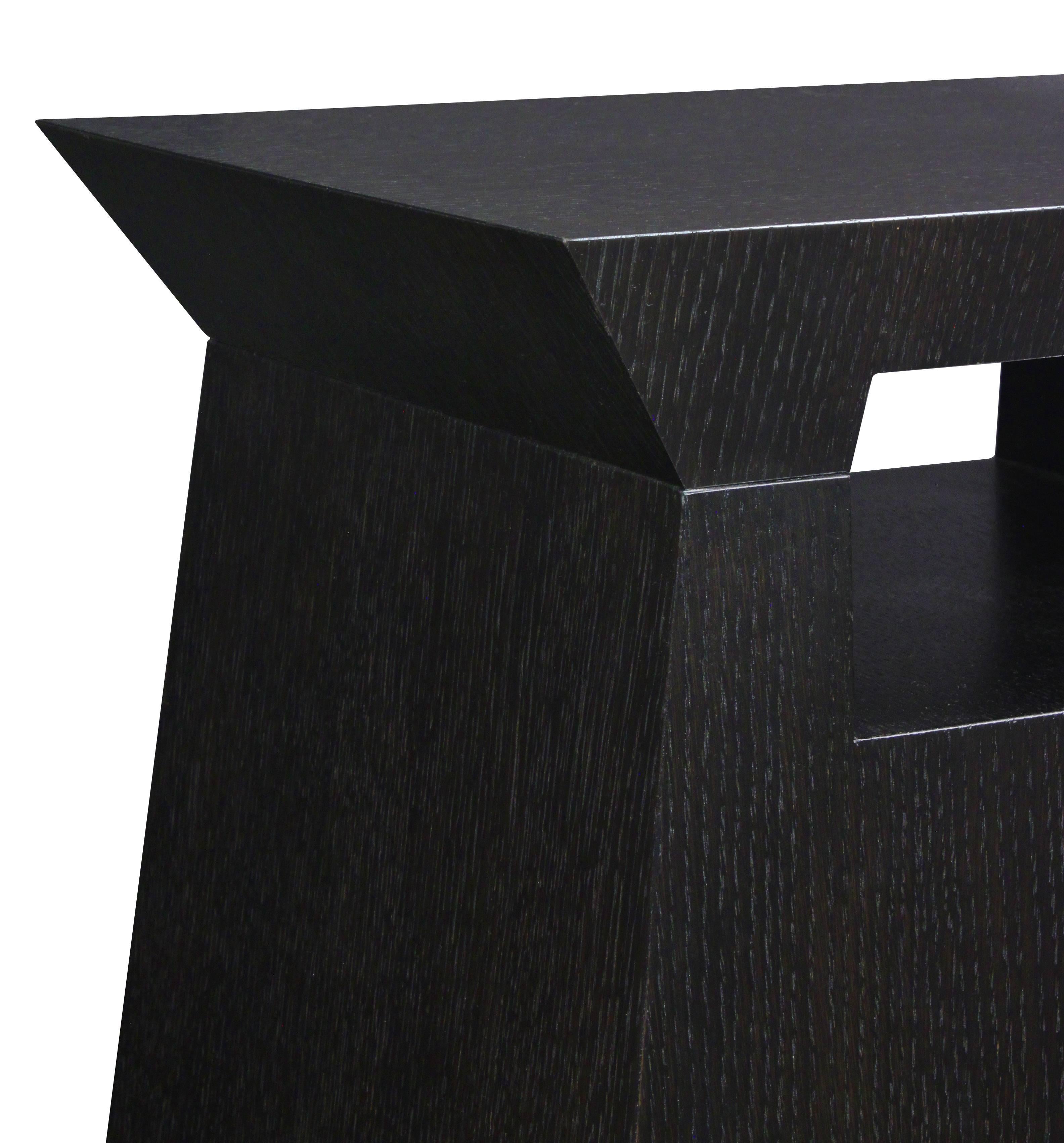 Mid-Century Modern Pair of Sculptural Bedside/End Tables by Christian Liaigre