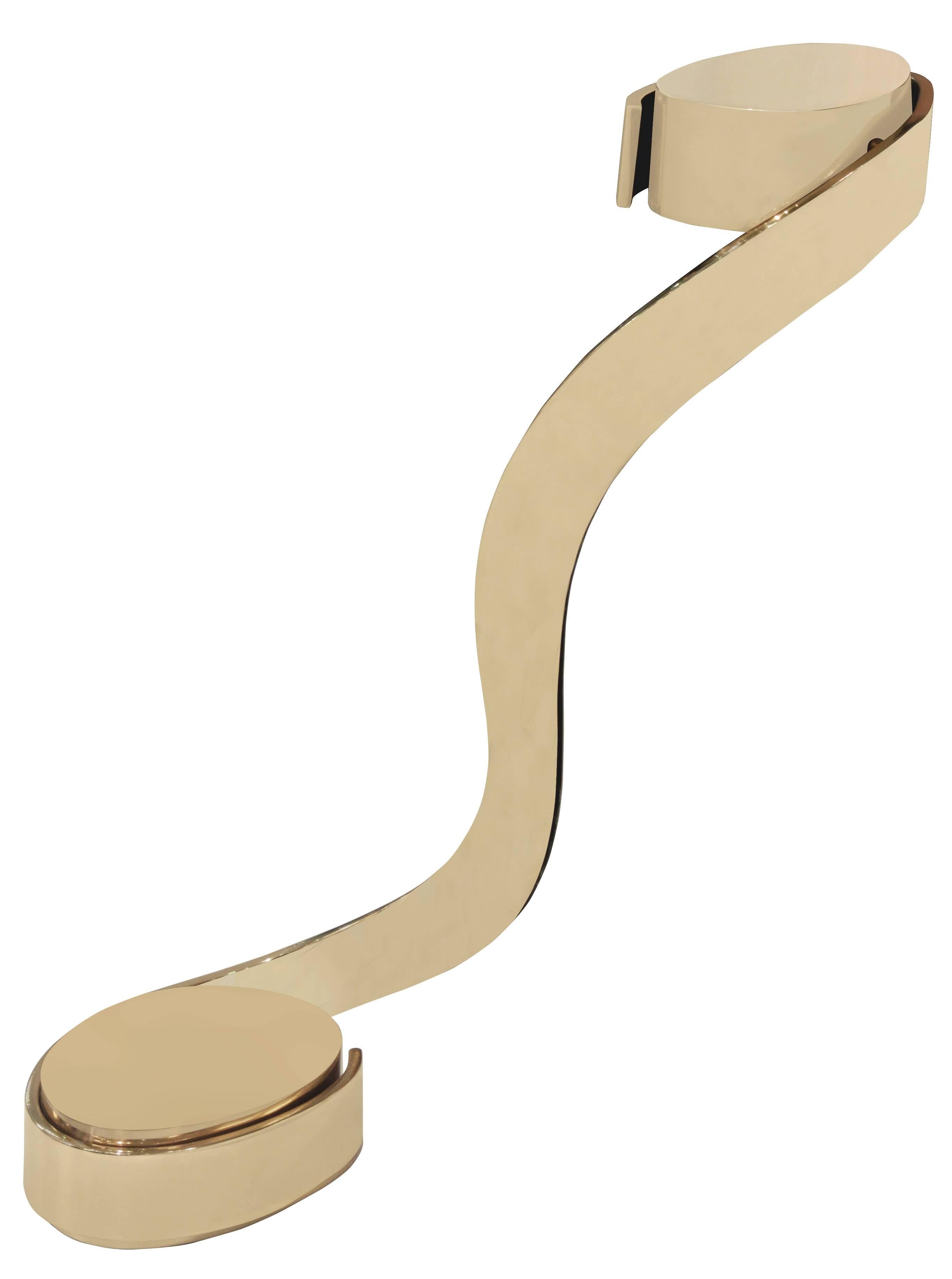 brass snake lamp