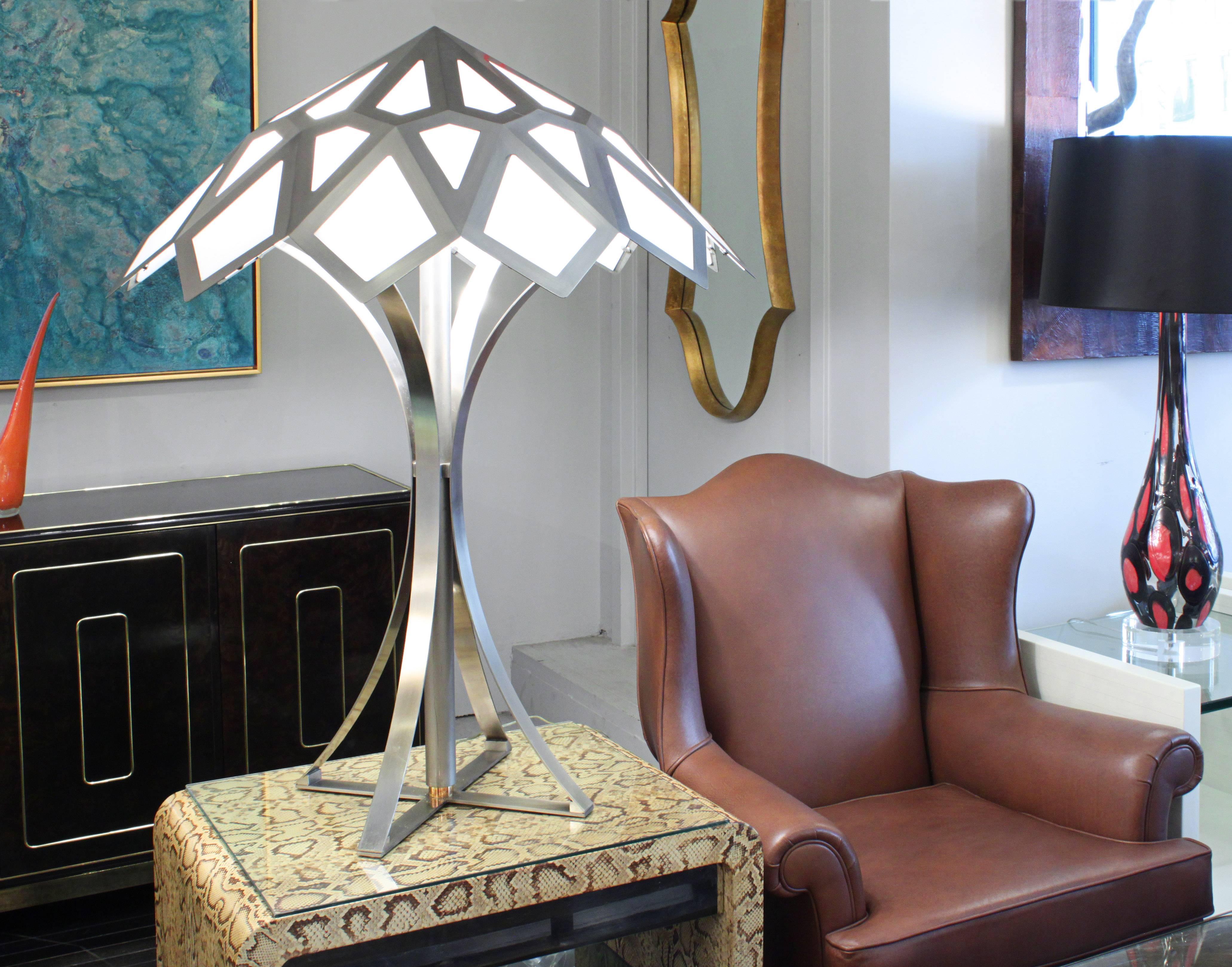 Late 20th Century Rare and Exceptional Table Lamp by Gabriella Crespi