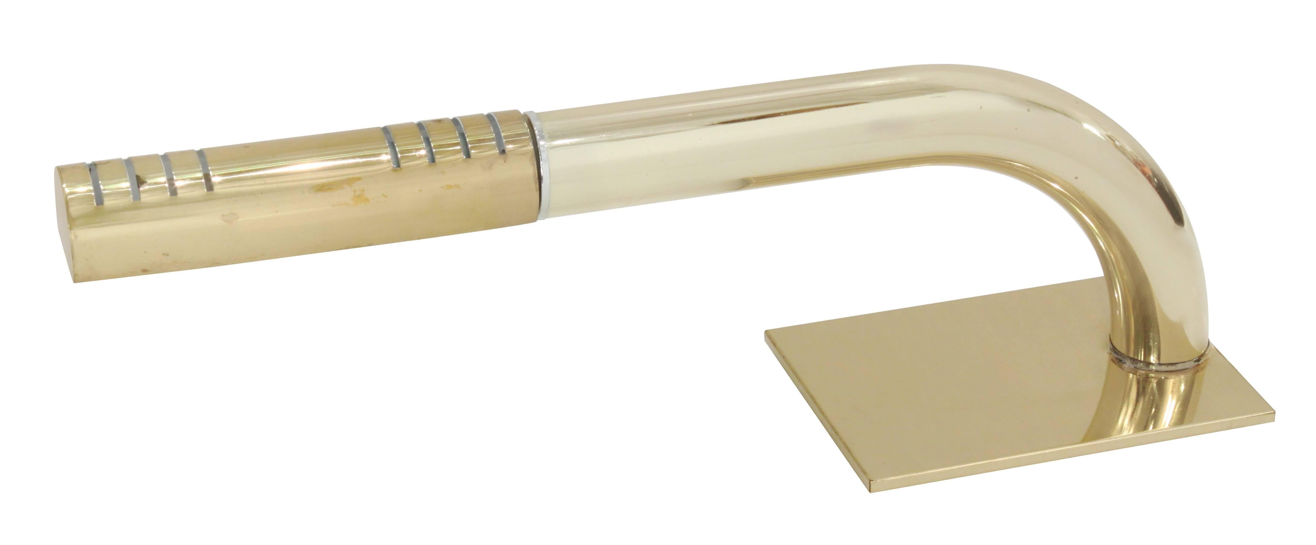 Chic Tubular Brass Desk Lamp 