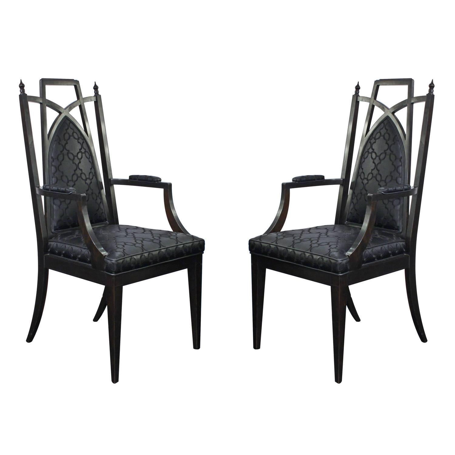 Pair of Chinoiserie Armchairs