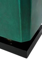 Pair of Impressive Table Lamps in Green Ceramic by Stiffel Lighting