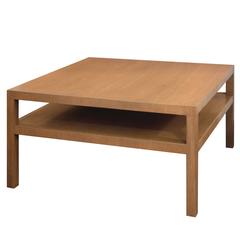 Square Coffee Table in Bleached Walnut by T.H. Robsjohn-Gibbings 10