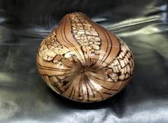 Exceptional Handblown Glass Vase by Vittorio Ferro