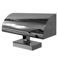 Karl Springer Sculpture Desk Lamp in Gunmetal, 1980s