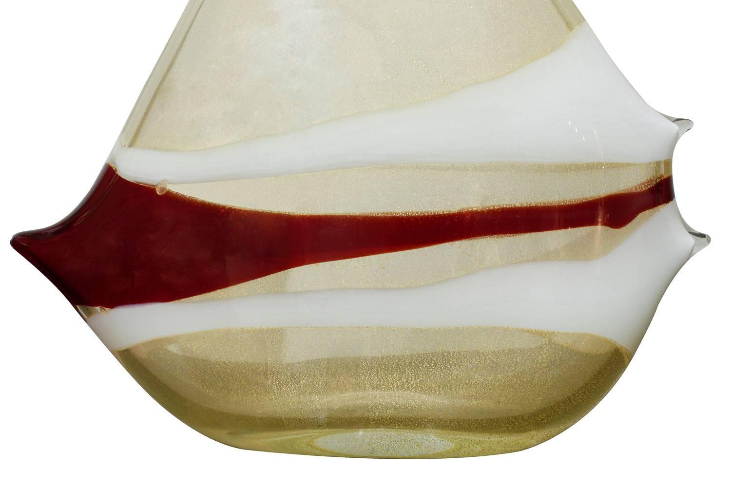 Mid-Century Modern Anzolo Fuga Handblown Glass 