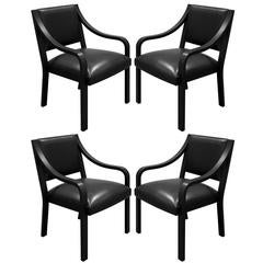 Karl Springer "Regency Armchairs," 1980s 10