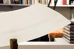 Karl Springer Scavo Glass Sculpture with Bronze Base, 1970s