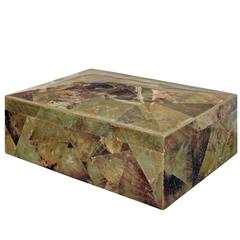 Karl Springer Pen Shell Decorative Box, 1980s