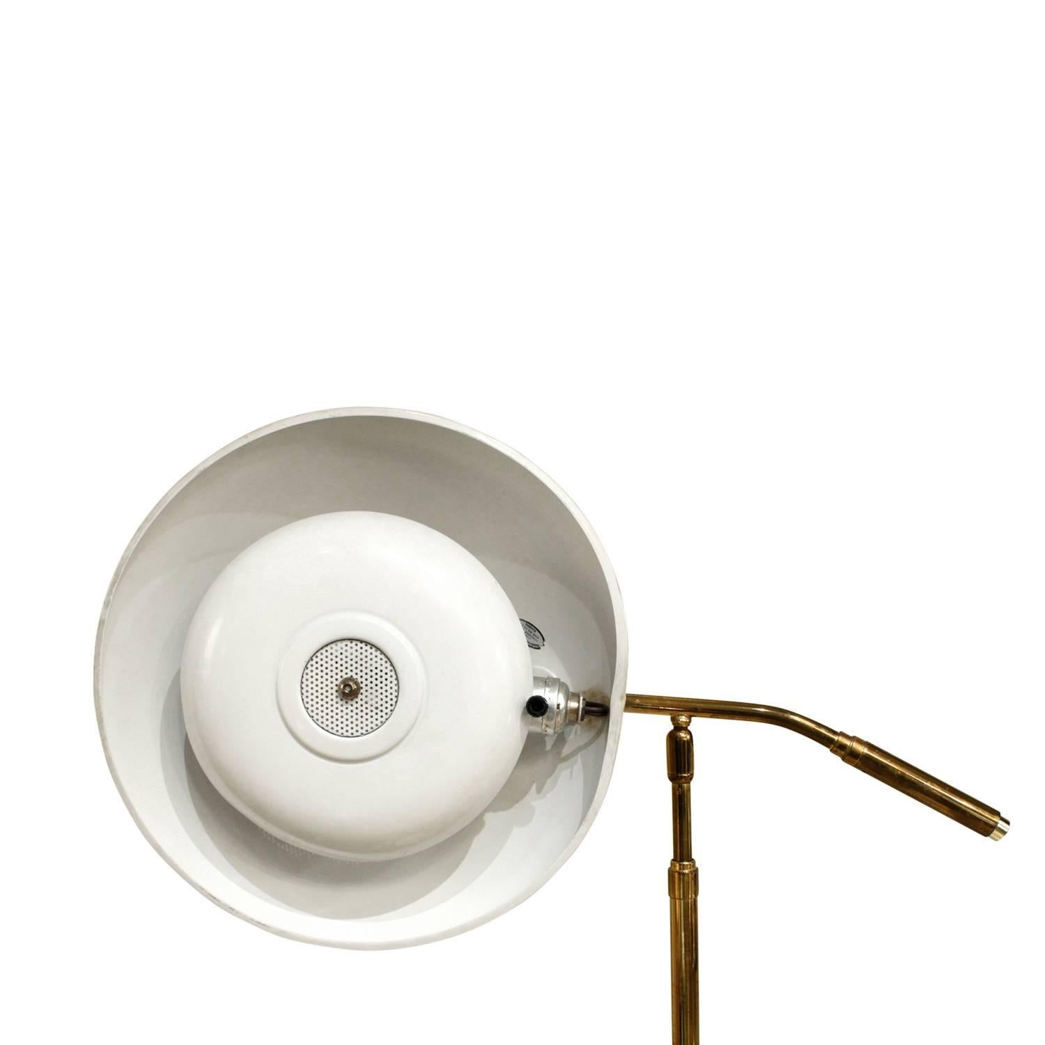 Hand-Crafted Gerald Thurston Articulating Reading Lamp, 1950s