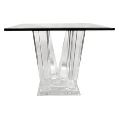 Sculptural Lucite Side Table, 1970s 6