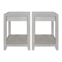 Mary Forssberg Pair of Telephone Style Nightstands with Drawer