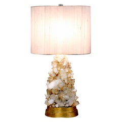 Carole Stupell Extraordinary Quartz Crystal Table Lamp, 1950s 4