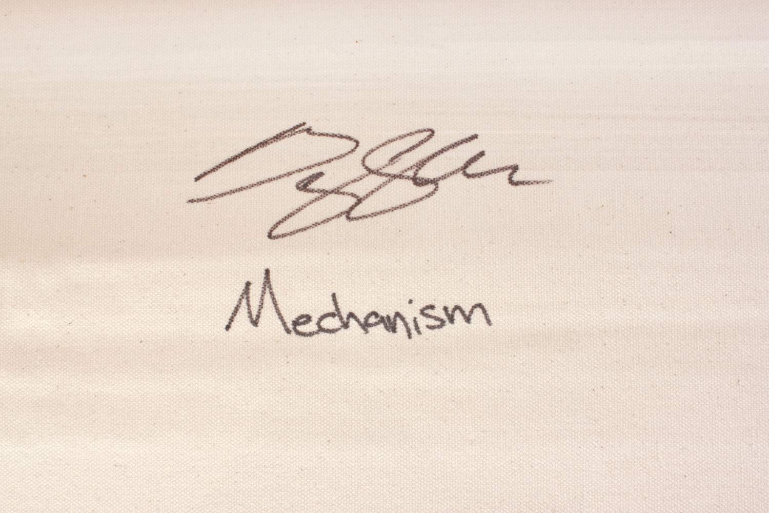 Brady Legler „Mechanismus“ Acryl auf Leinwand, 2017 (amerikanisch) im Angebot