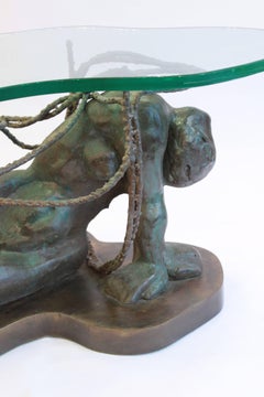 Philip & Kelvin LaVerne "Persephone Enslaved" Sculpture Coffee Table, 1970s