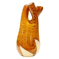 Aldo Nason Rare Three Mouthed Handblown Glass Sculpture, 1950s-1960s