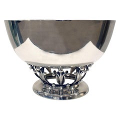 Woodside Silver Co. Sterling Art Deco Bowl, 1920s