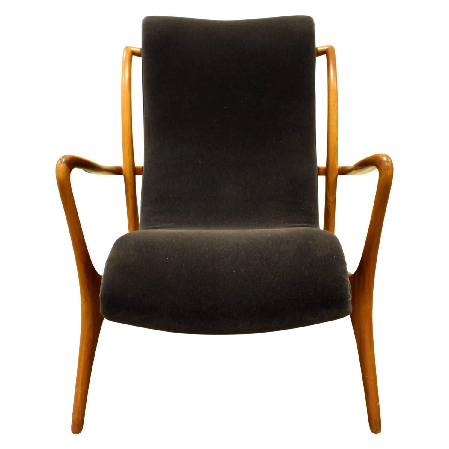 Mid-Century Modern Vladimir Kagan Sculpted Contour Chair, 1950s