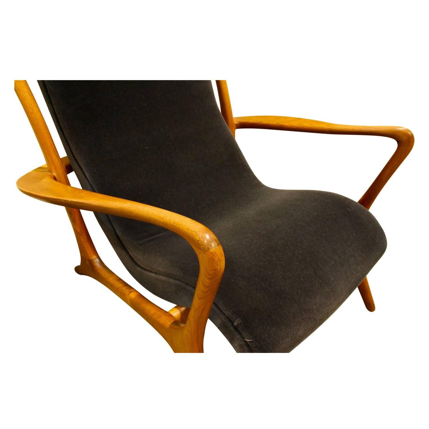 Hand-Crafted Vladimir Kagan Sculpted Contour Chair, 1950s