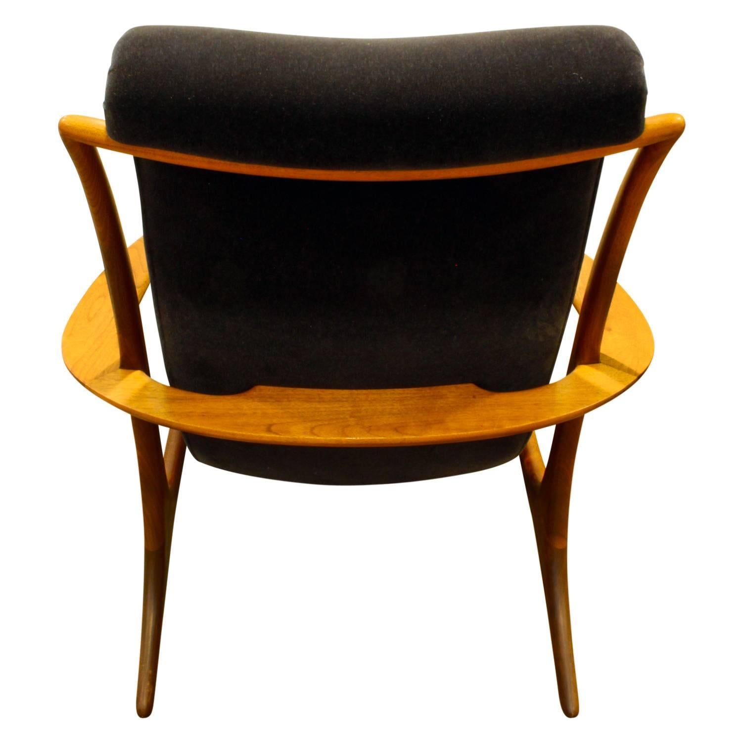American Vladimir Kagan Sculpted Contour Chair, 1950s