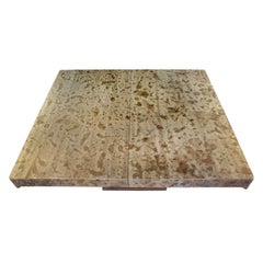 James Mont Asian Style Dining Table with Custom Oil Lacquer Finish, 1940s