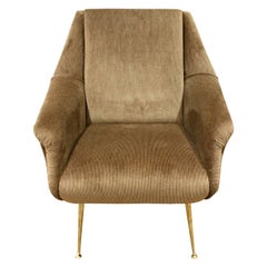 Carlo de Carli Pair of Chic Lounge Chairs, 1950s